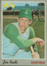 1970 Topps Baseball Cards      102     Joe Rudi